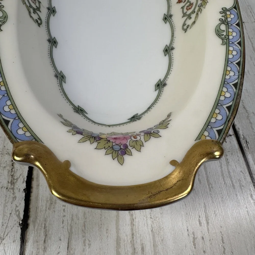 Vintage Noritake Favorita‎ Relish Dish Oval Bowl  8.5